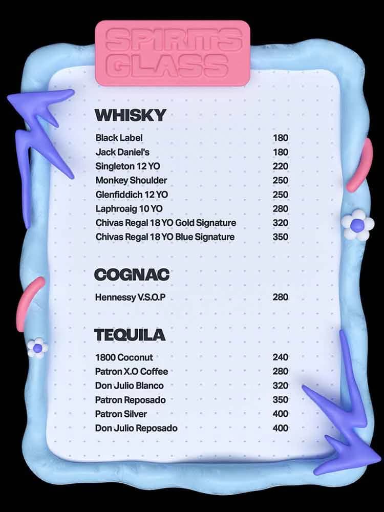 LOLLA menu page